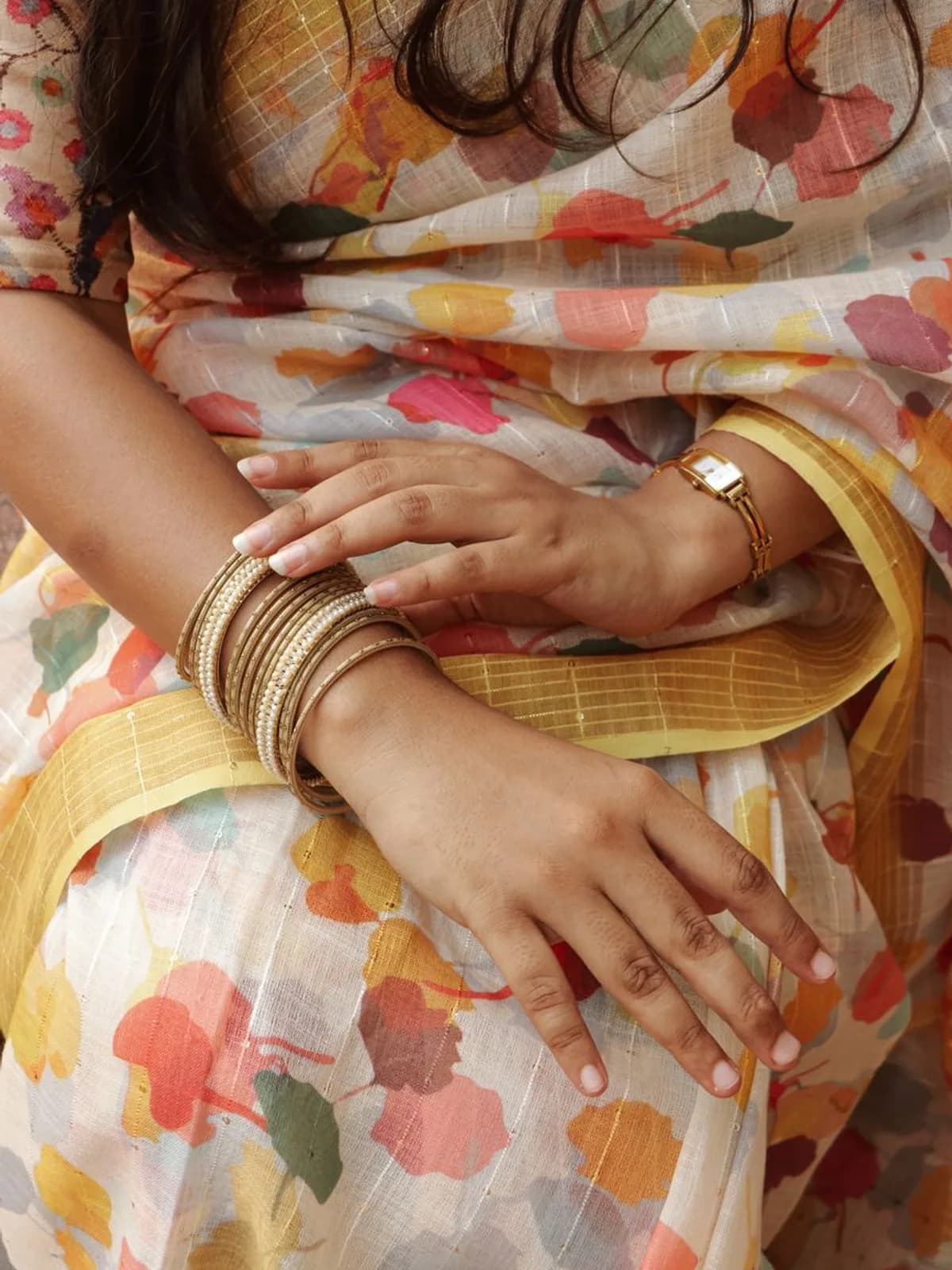 Then Gold-Tone Bangle Set
