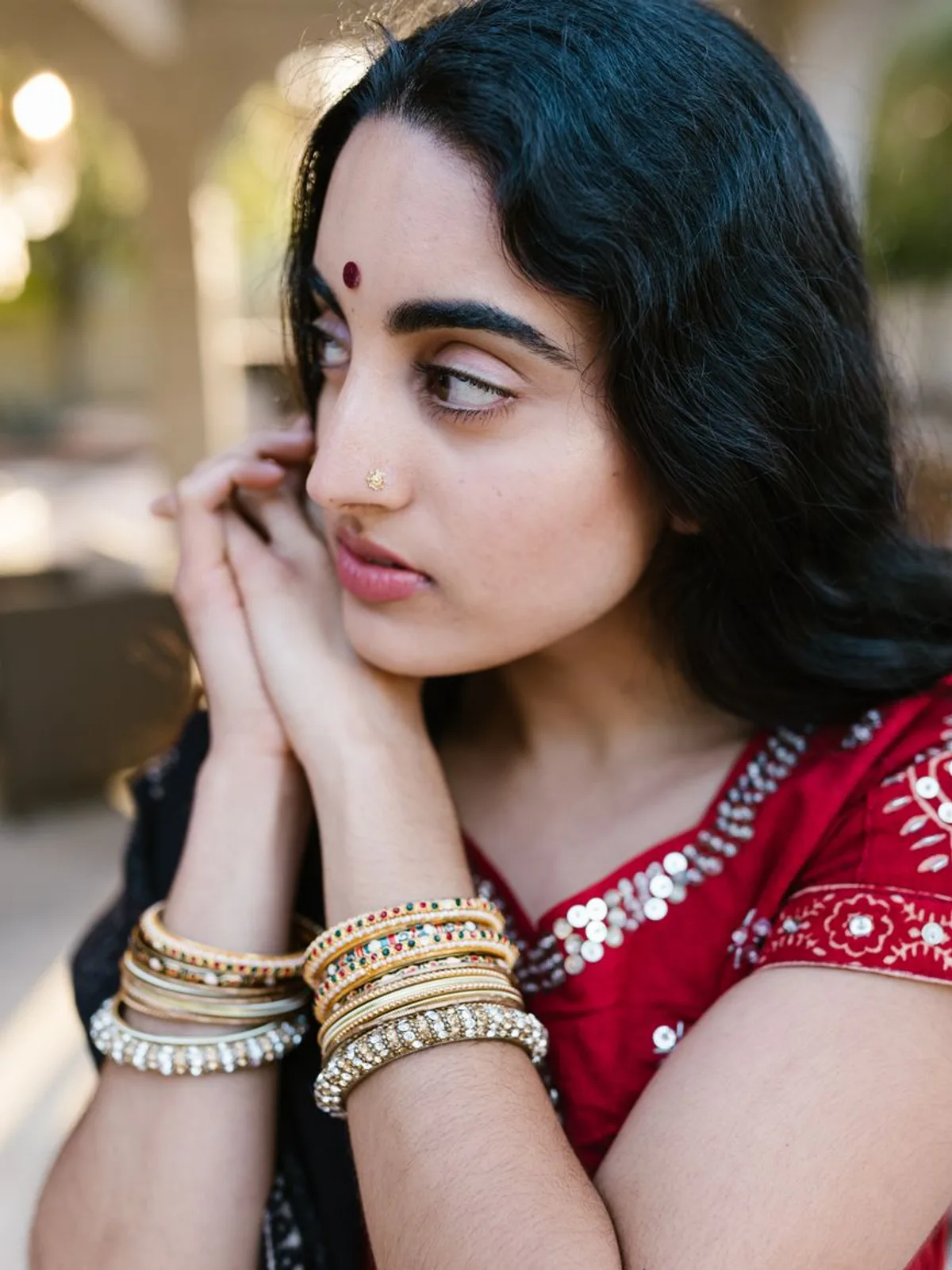 Semmanji Lac Bangle Set